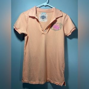 Apricot Distressed style, Old Navy short sleeve polo